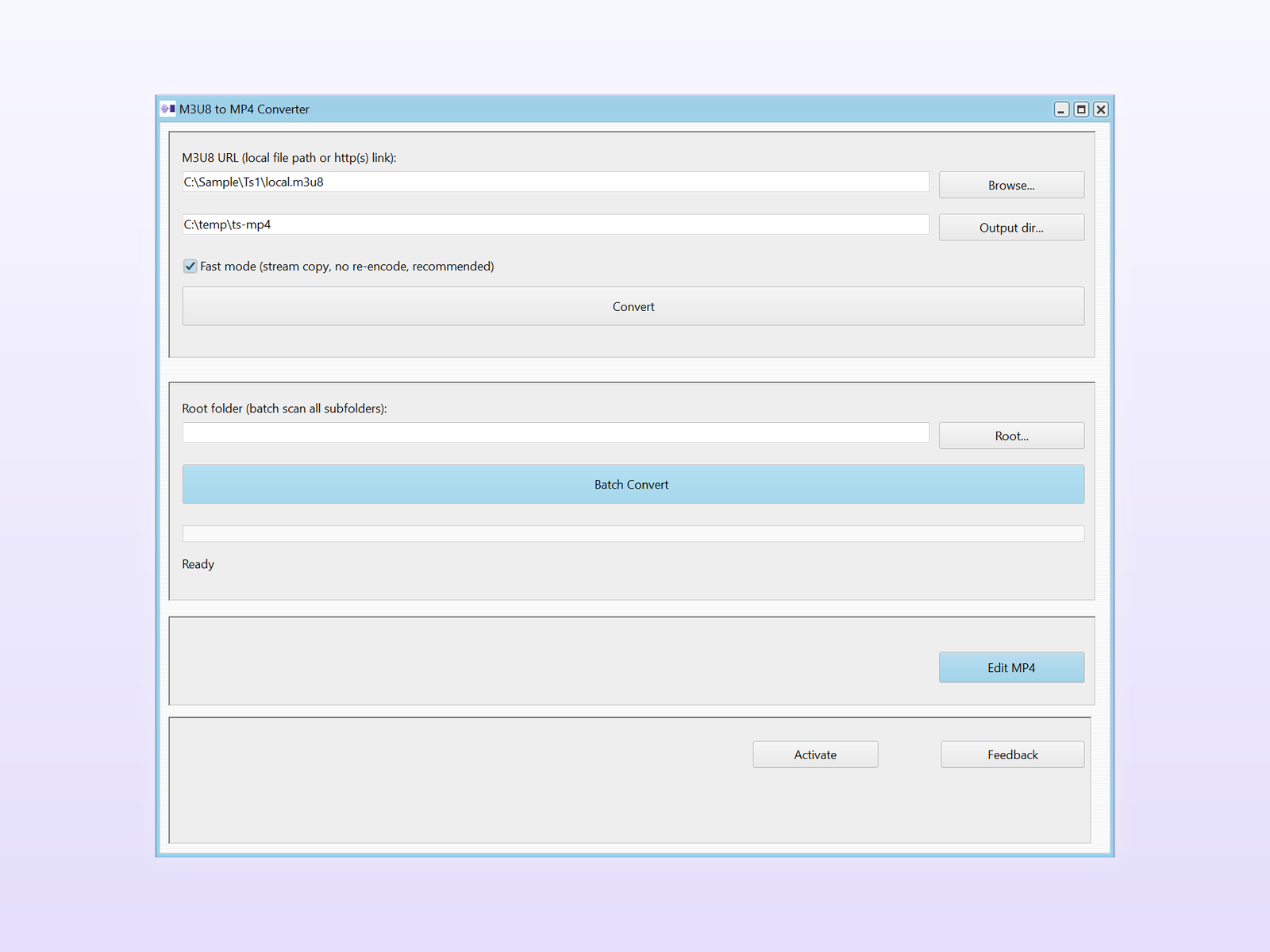 TS Converter - batch convert